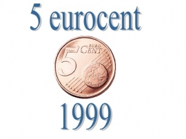 Spain 5 eurocent 1999