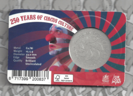 Nederland coincard 2020 (29e) "250 jaar circuscultuur" (penning)