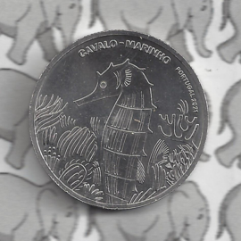 Portugal 5 euromunt 2021 (36e) "Het zeepaardje"