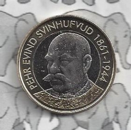 Finland 5 euromunt 2016 (53e) "Presidenten, Svinhufvud"