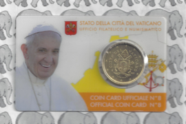 Vaticaan 50 eurocent 2017 in coincard, nummer 8