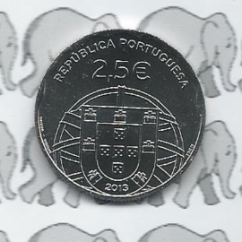 Portugal 2,5 euromunt 2013 "100 jaar Portugese marineschip Espadarte" (25)