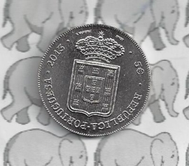 Portugal 5 euromunt 2013 (14e) "Peça 1833 – Degolada, de D. Maria II"