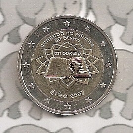 Ierland 2 euromunt CC 2007 (1e) "Verdrag van Rome"