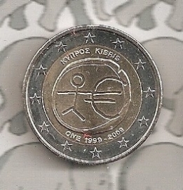 Cyprus 2 euromunt CC 2009 (1e)"EMU"