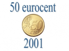 Frankrijk 50 eurocent 2001