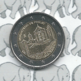 Spanje 2 euromunt CC 2026 (28e) "Klooster van Poblet"