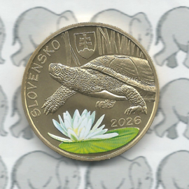 Slowakije 5 euromunt 2026 (11e) "schildpad"