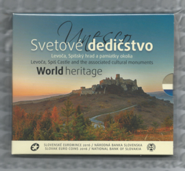 Slowakije BU set 2016 "Levoca en kasteel Spissky".