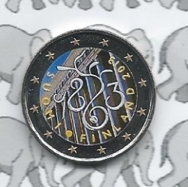 Finland 2 euromunt CC 2013 (13e) "150 jaar Rijksdag" (kleur 1)