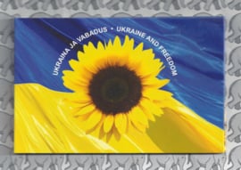 Estland 2 euromunt CC 2022 (14e) "Oekraïne vrij" (in coincard)