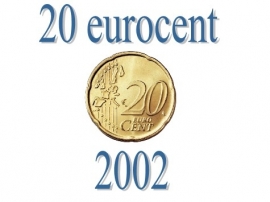 Belgium 20 eurocents 2002