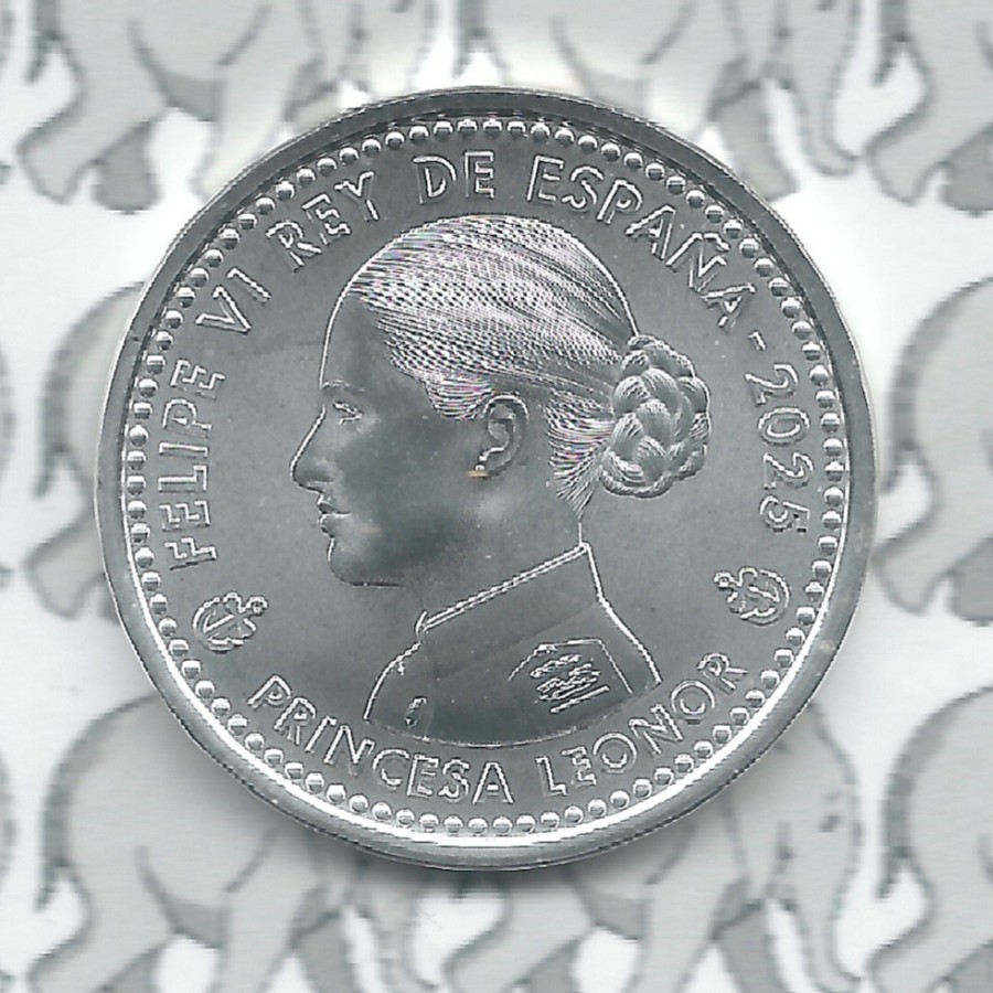 Spanje 40 euromunt 2025 "Elcano en Leonor" (zilver)