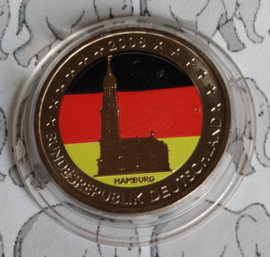 Duitsland 2 euromunt CC 2008 (4e) "St.Michaelis Hamburg" (kleur 3)