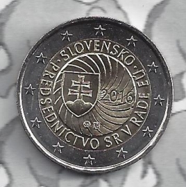 Slovakia 2 eurocoin CC 2016 "Eerste Voorzitterschap van Slowakije in de Raad van de Europese Unie"