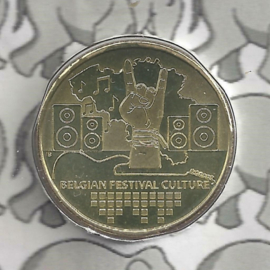 België 2,5 euromunt 2023 "Belgische Festivalcultuur"