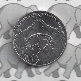 Portugal 2,5 eurocoin 2014 (26) "WK voetbal in Brazilië"