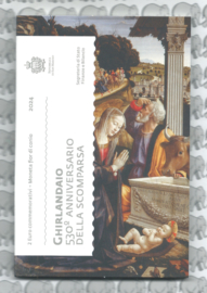 San Marino 2 euromunt CC 2024 (32e) "530e overlijdensjaar van Domenico Ghirlandaio" (in blister)