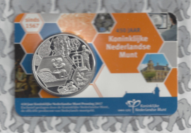 Nederland coincard 2017 (14e) "450 jaar Koninklijke Nederlandse Munt" (penning)