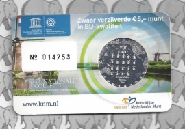 Netherlands 5 eurocoin 2014 "Het Molen vijfje" (BU, met nummer in coincard)