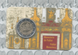 Spanje 2 euromunt CC 2026 (28e) "Klooster van Poblet" in coincard
