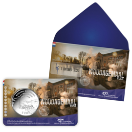 Nederland 5 euromunt 2020 (46e) "Woudagemaal vijfje" (1e dag van uitgifte coincard in envelopje)