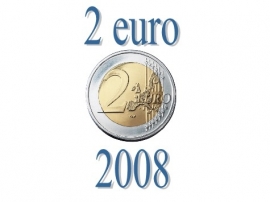 Spain 2 eurocoin 2008