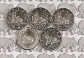 Duitsland 2 euromunten CC 2011 (8e) "Keulen" (5 letters)