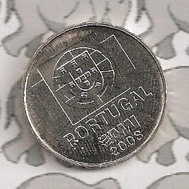 Portugal 1,5 eurocoin 2008 "Tegen de onverschilligheid"