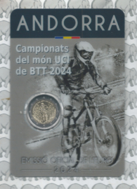 Andorra 2 euromunt CC 2024 (20e) "Wereldkampioenschap MTB Andorra 2024"