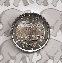 Spain 2 eurocoin CC 2011 "Alhambra in Granada"