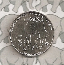 Portugal 2,5 eurocoin 2010 (8) "FIFA-WK voetbal Zuid-Afrika"