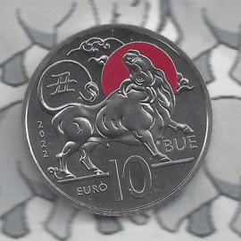 San Marino 10 euromunt 2022 (2 van 12) "Het jaar van de os"