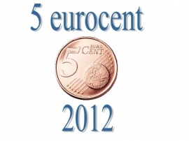 Nederland 5 eurocent 2012