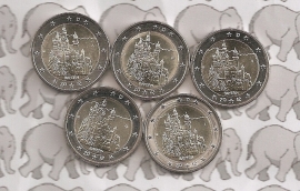 Germany 2 eurocoin CC 2012 "Neuschwanstein" (5 letters)