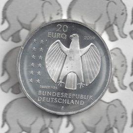 Duitsland 20 euromunt 2019 (20e) "250. Geburtstag Alexander von Humboldt", zilver