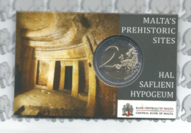 Malta 2 euromunt CC 2022 (23e) "Hal Saflieni hypogeum", in coincard