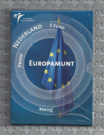 Nederland 5 euromunt 2004 "Europamunt vijfje" (zilver, proof in blister)