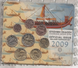 Griekenland BU set 2009 + 2 € stier