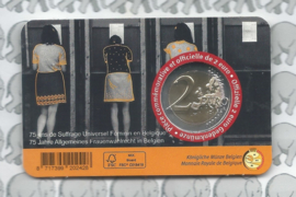 België 2 euromunt CC 2023 (31e) "75 Jaar Vrouwen Kiesrecht" in coincard Nederlandse versie