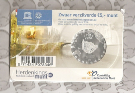 Nederland 5 euromunt 2012 (22e) "Grachtengordel vijfje" (in coincard)