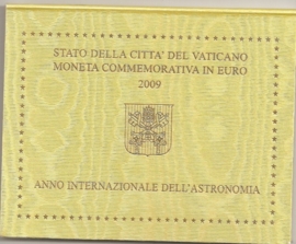 Vaticaan 2 euromunt CC 2009 (6e) "Astronomie" (in blister)