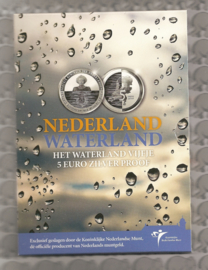 Nederland 5 euromunt 2010 "Waterland vijfje" (zilver, proof in blister)