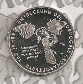 Duitsland 10 euromunt 2011 (55e) "150 Jaar Ontdekking van de Oervogels" (nikkel).