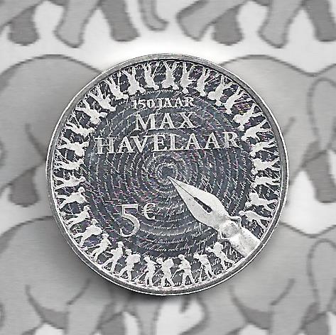 Netherlands 5 eurocoin 2010 "Max Havelaar"