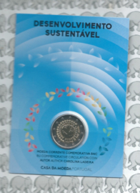 Portugal 2 euromunt CC 2025 (35e) "Duurzame ontwikkeling" BU in blister
