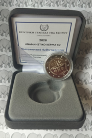 Cyprus 2 euromunt CC 2026 (9e) "Voorzitter van de EU"