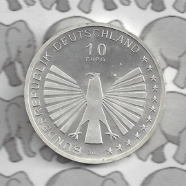 Duitsland 10 euromunt 2007 (30e) "50 Jaar Romeins Verdrag" (zilver).