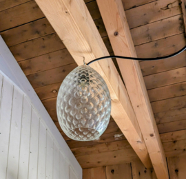 Vintage hanglamp bolletjes.