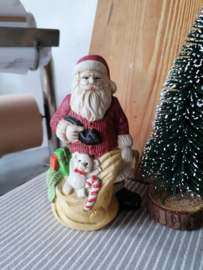 Vintage kerstman beeldje